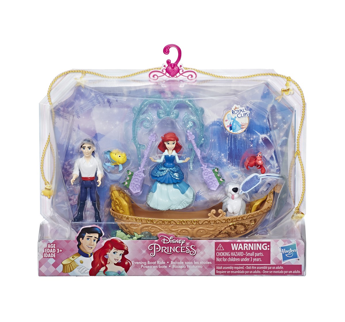 Disney Princess Evening Boat Ride, Ariel And Prince Eric Dolls  Dolls & Accessories for age 3Y+ 