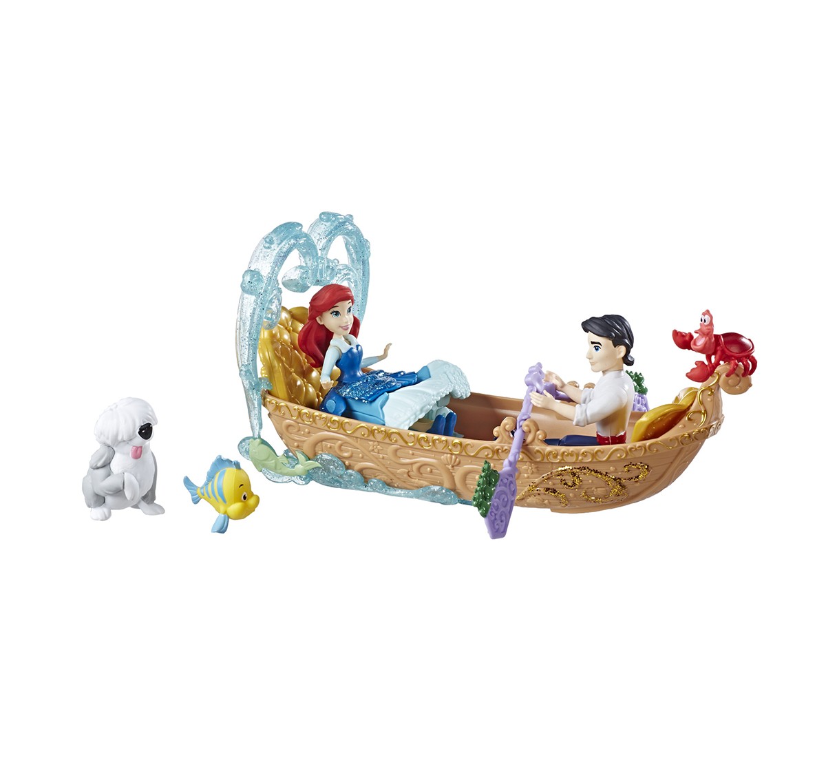 Disney Princess Evening Boat Ride, Ariel And Prince Eric Dolls  Dolls & Accessories for age 3Y+ 