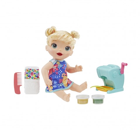 Baby Alive Snacking Shapes: Baby Doll That Eats and "Poops", Pasta Maker, Reusable Doll Food Dolls & Accessories for age 3Y+ 