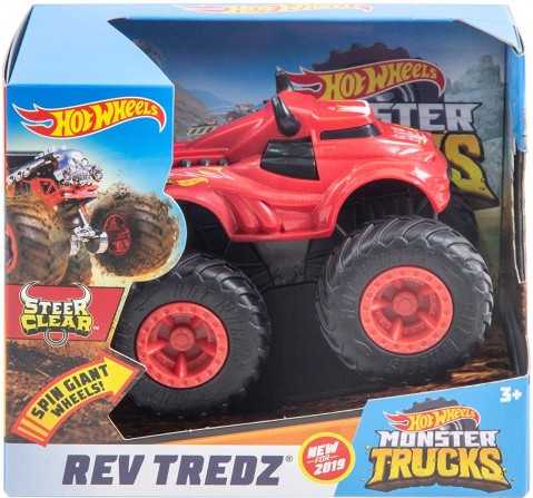 Hot Wheels Monster Trucks 1:43 Rev Tredz Vehicles for Kids age 3Y+ 