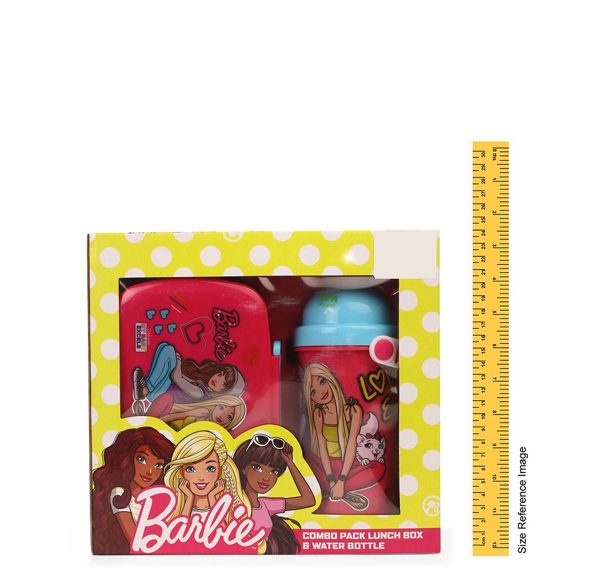  Barbie Combo Pack Of Lunch Box & Water Bottle for Kids age 3Y+ 