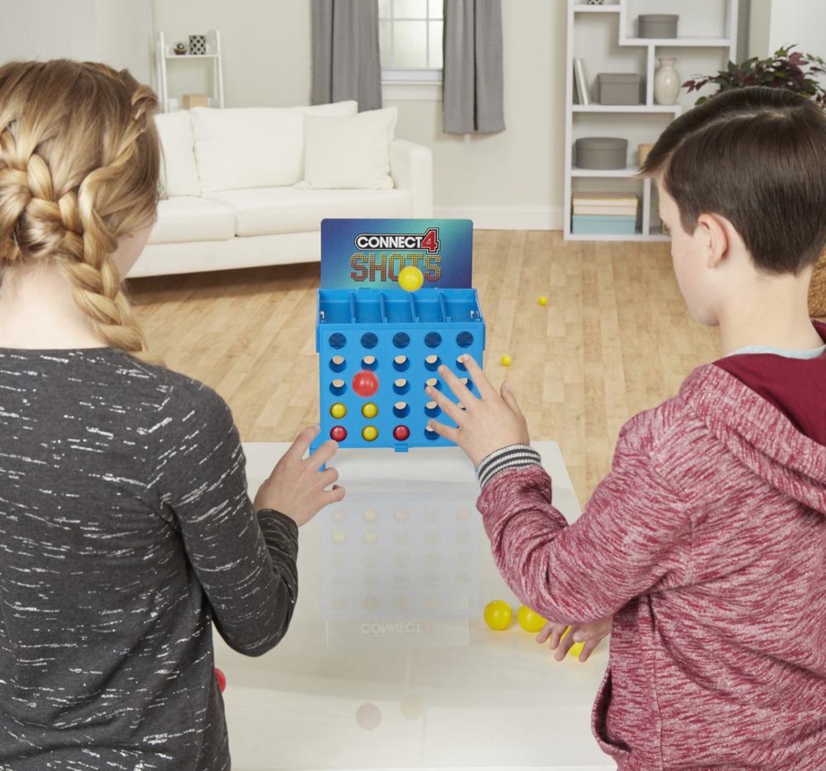 Hasbro Gaming Connect 4 Shots Board Game Activity for Kids 8Y+, Multicolour