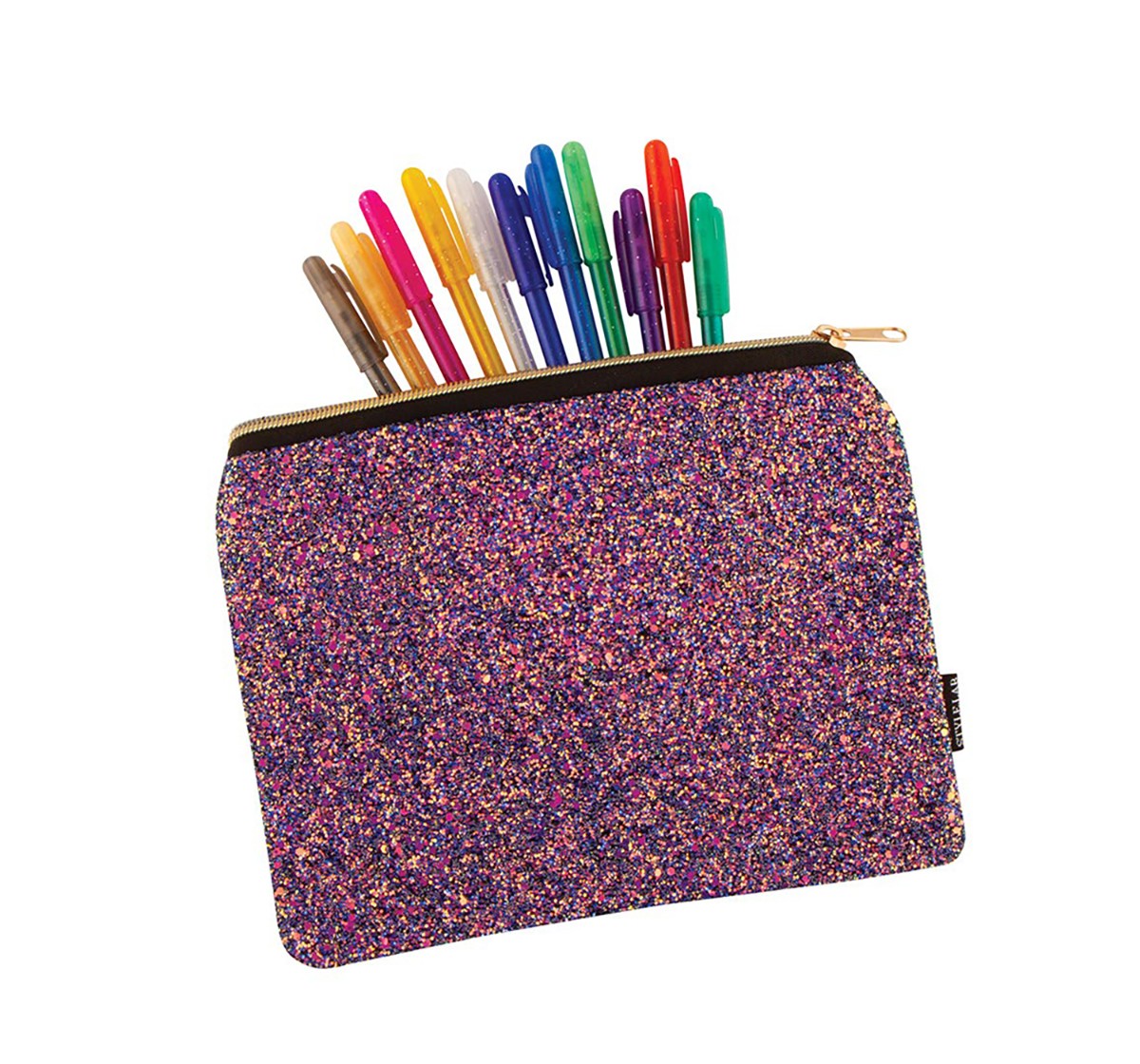 Fashion Angels Chunky Glitter Pouch-Midnight Pencil Pouches & Boxes for age 6Y+ 