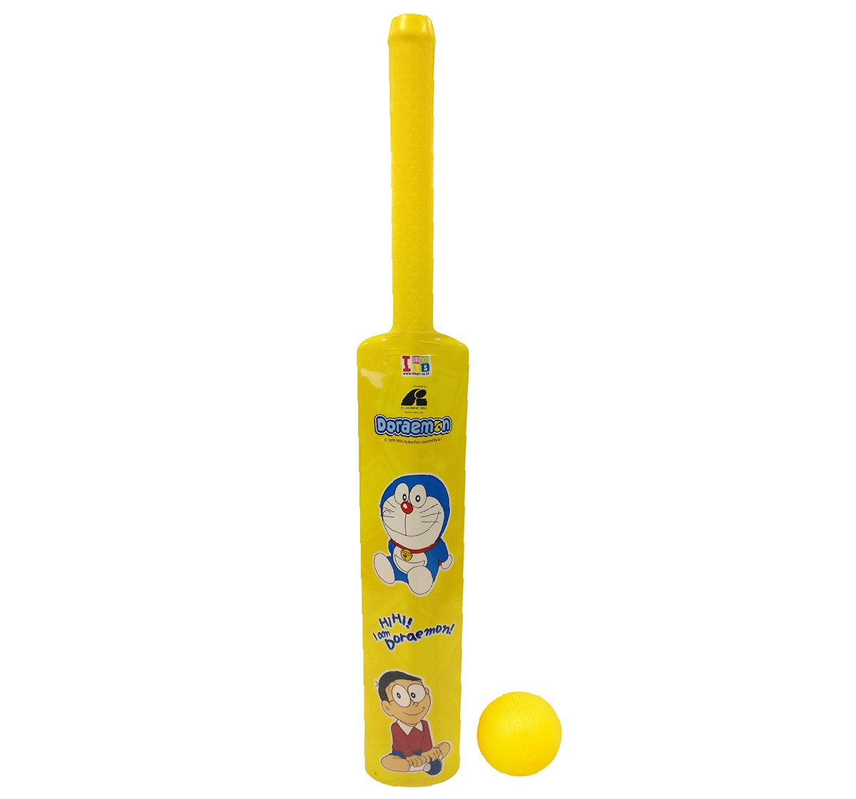 IToys Doremon Bat And Ball Set, Assorted, Unisex, 2Y+ (Multicolor)