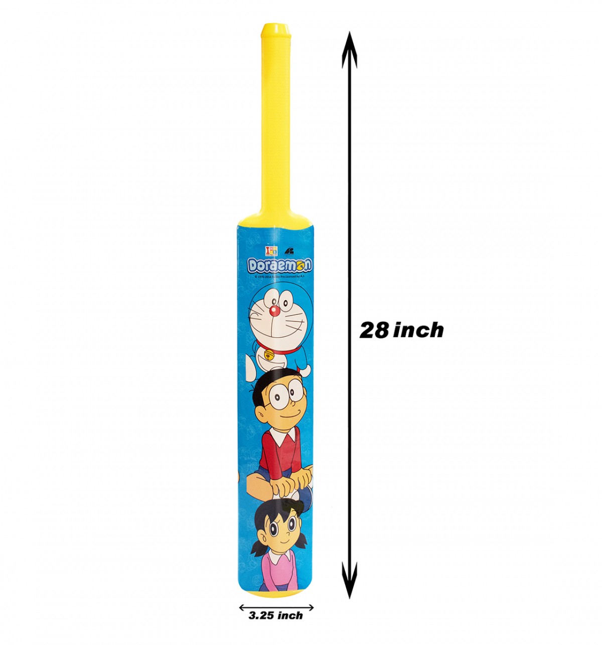 IToys Doraemon Bat & ball set for kids (Size.4),  3Y+(Multicolour)
