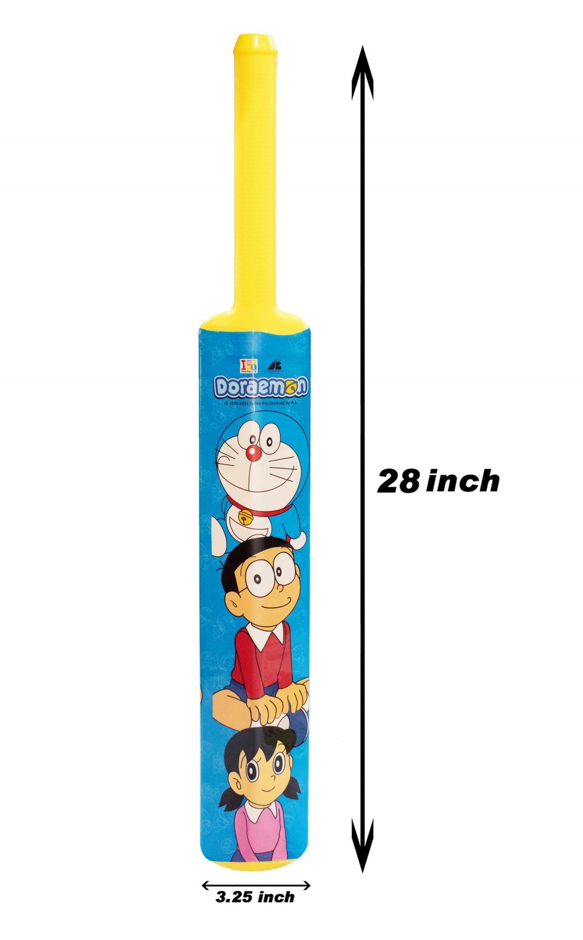 IToys Doraemon Bat & ball set for kids (Size.4),  3Y+(Multicolour)