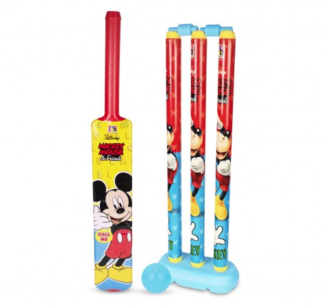 Itoys Mickey mouse cricket bat and ball set for kids Multicolor 3Y+