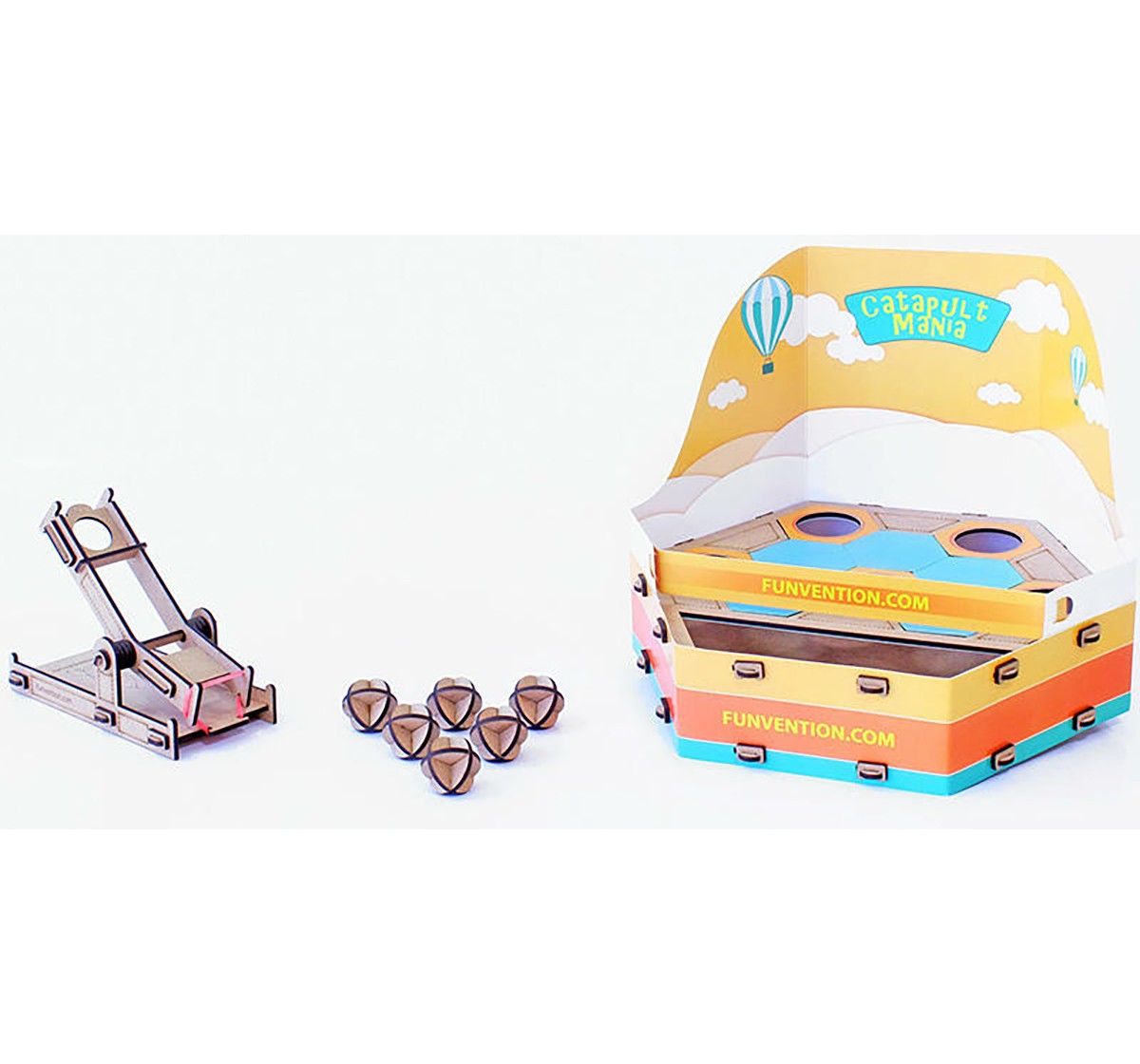 Funvention Catapult Mania Stem for Kids Age 5Y+