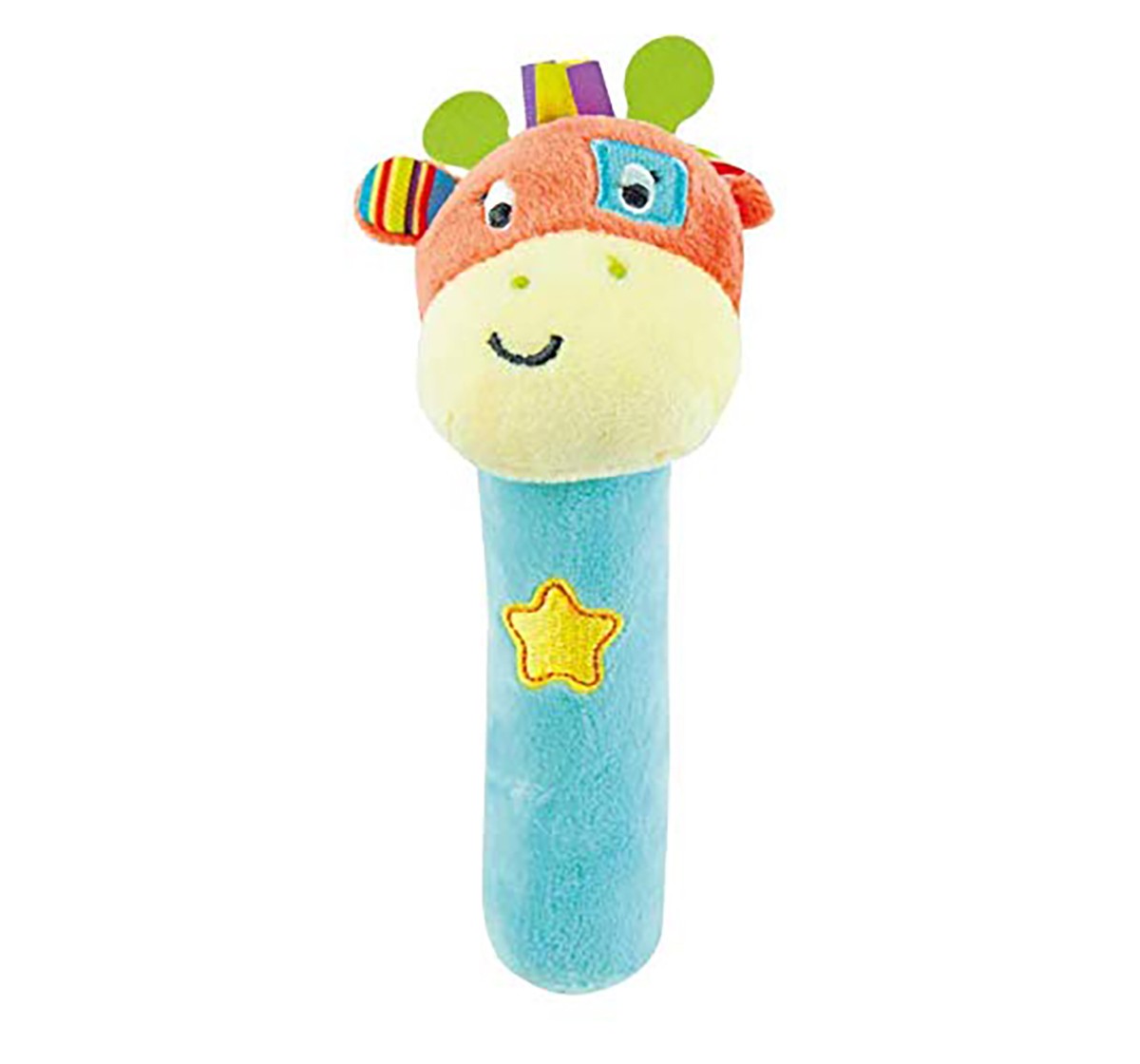 Winfun patch the giraffe rattle stick New Born for Kids age 0M+ 