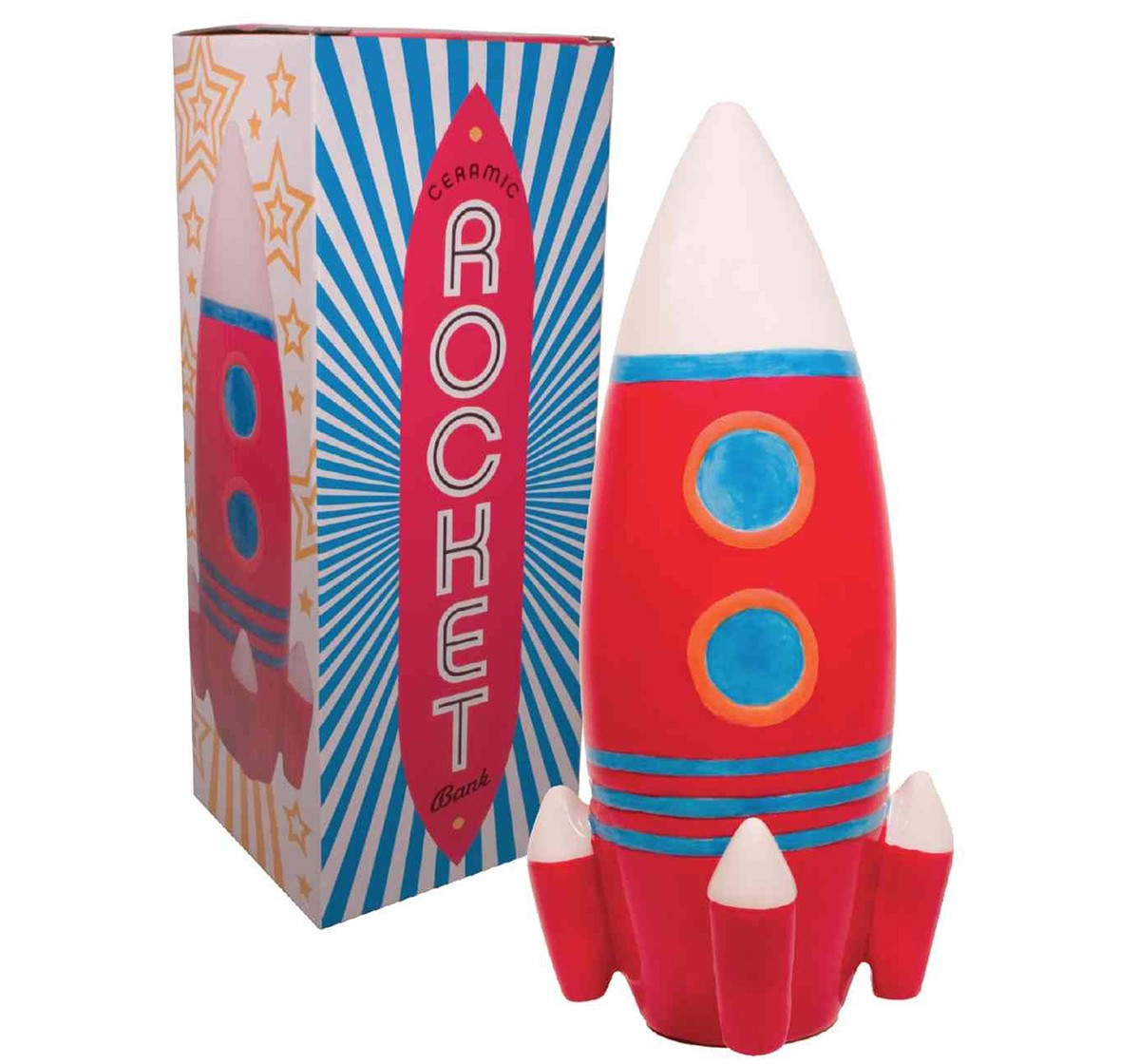 Karma Rocket Piggy Bank-Red Novelty for Kids age 3Y+ (Red)