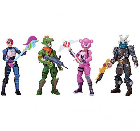 Fortnite Squad Mode Action Figure Pack Of 4 Action Figures for Kids age 8Y+ 