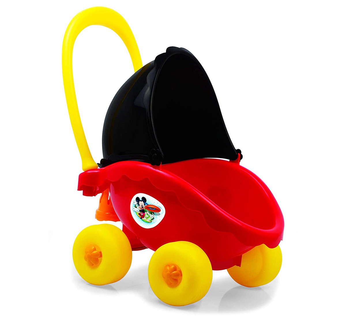Giggles Mickey My First Buggy Activity Toys for Kids age 18M + (Red)