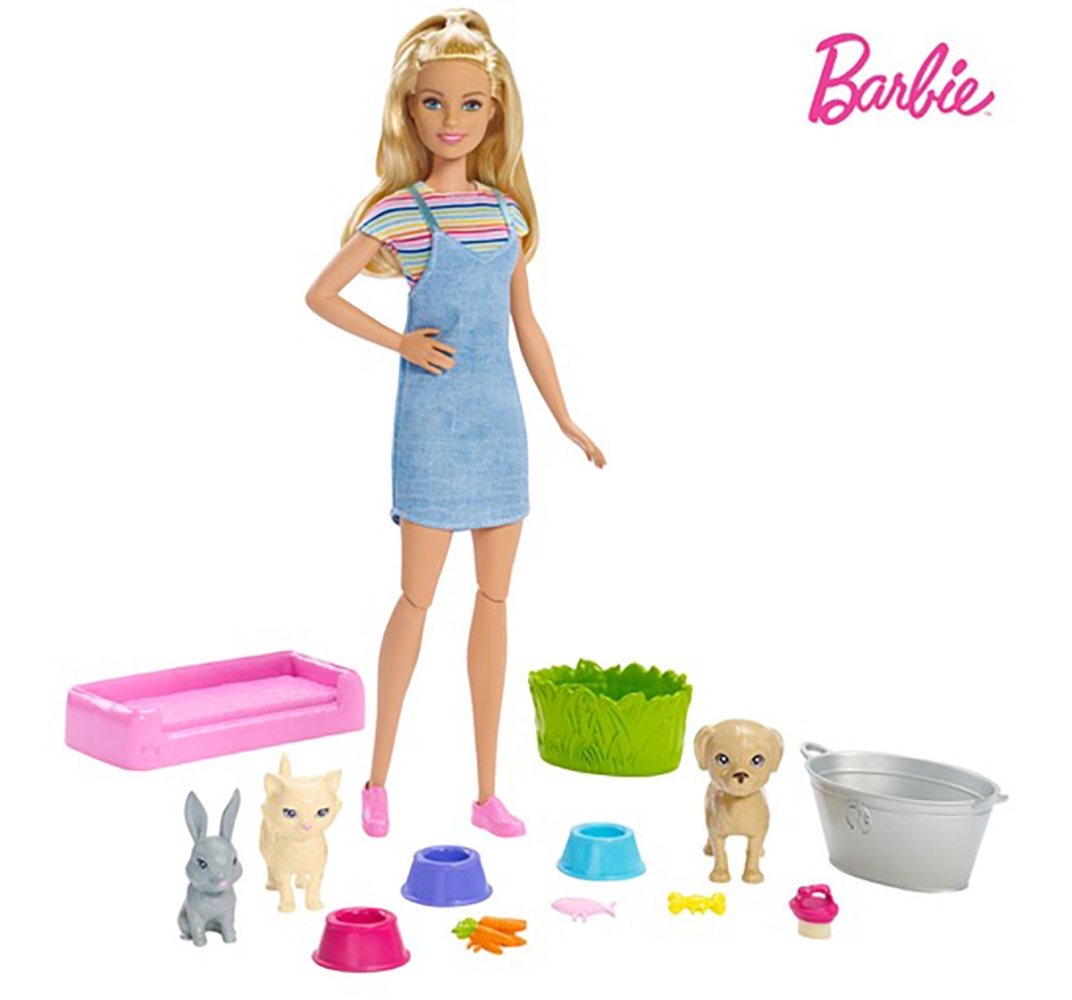 Barbie  Play N Wash Pets Dolls & Accessories for age 3Y+ 