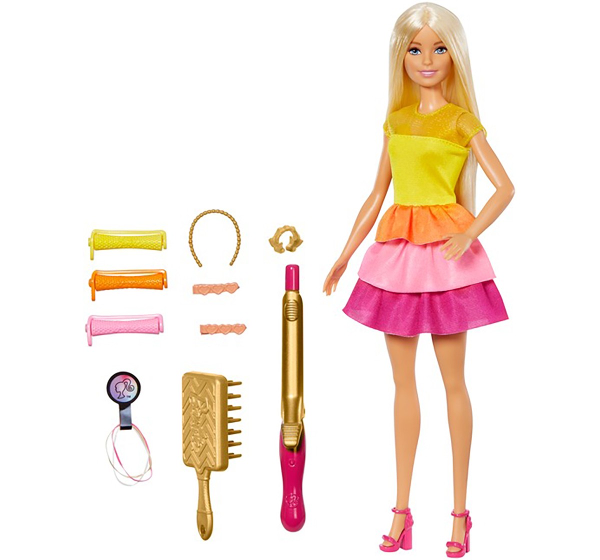 Barbie Ultimate Hair Curls  Dolls & Accessories for age 5Y+ 