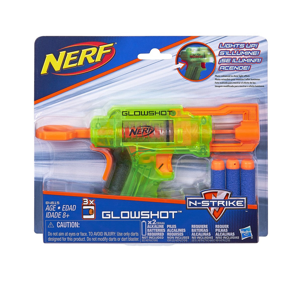 Nerf NSTRIKE GLOWSHOT Blasters for age 8Y+ 