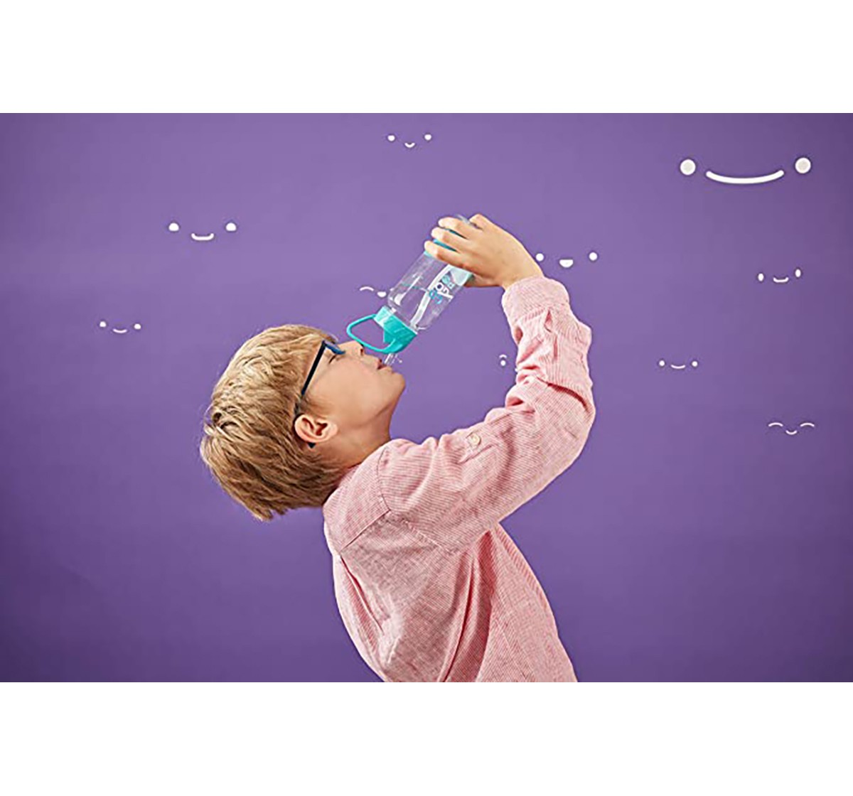 Gogopo Blue Sports Bottle Bundle School Stationery for Kids age 3Y+ (Blue)