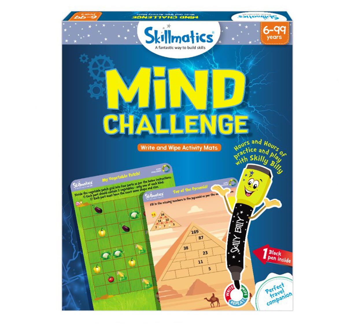 Skillmatics Mind Challenge Polypropylene Puzzle Multicolor 3Y+