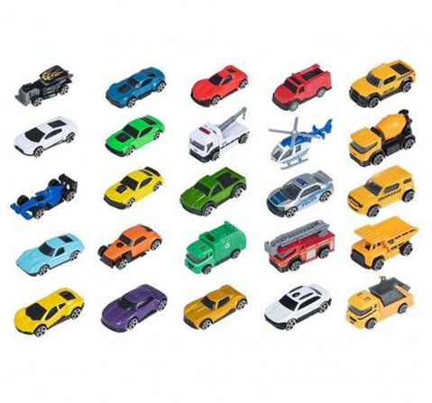 Teamsterz Street Machines Die Cast Car Pack Of 25,  3Y+ (Multicolor)