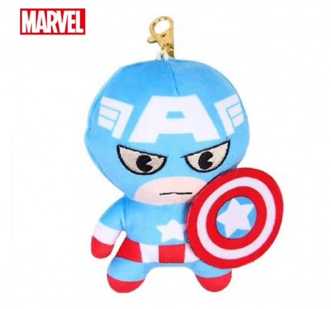 Marvel Captain America Plush Keychain , Blue, 12Y+