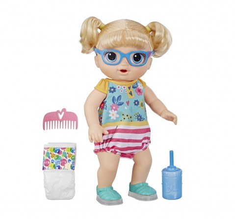 Baby Alive Step ‘N Giggle Baby Blonde Hair Doll & Accessories for age 3Y+ 