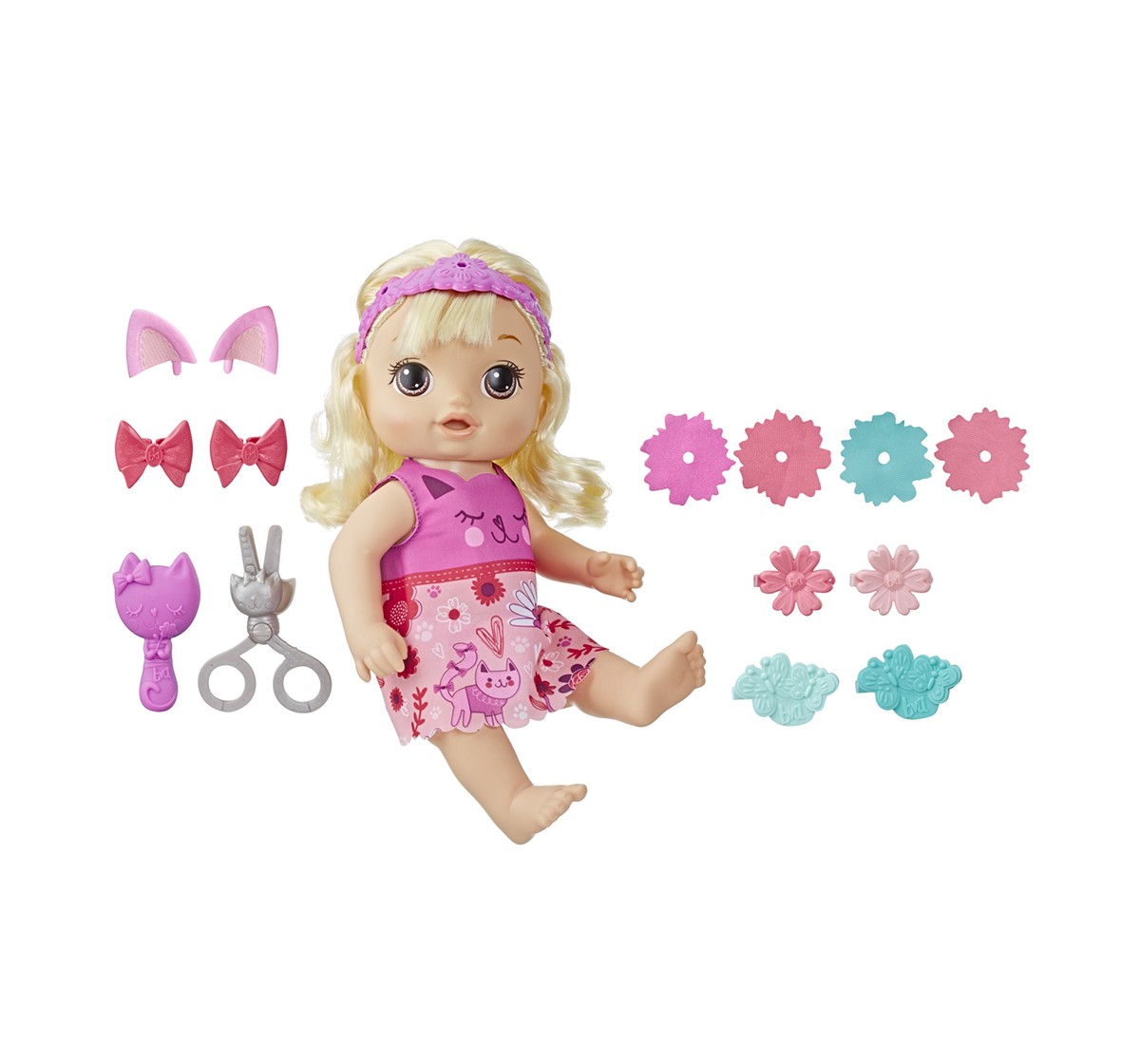 Baby Alive Snip ‘N Style Baby Blonde Hair Talking Doll & Accessories for age 3Y+ 