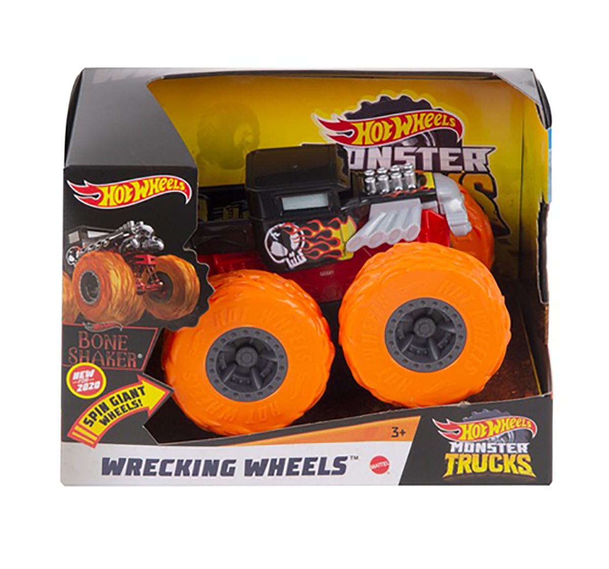 Hotwheels Monster Truck Wrecking Wheels Vehicles for Kids age 3Y+ 