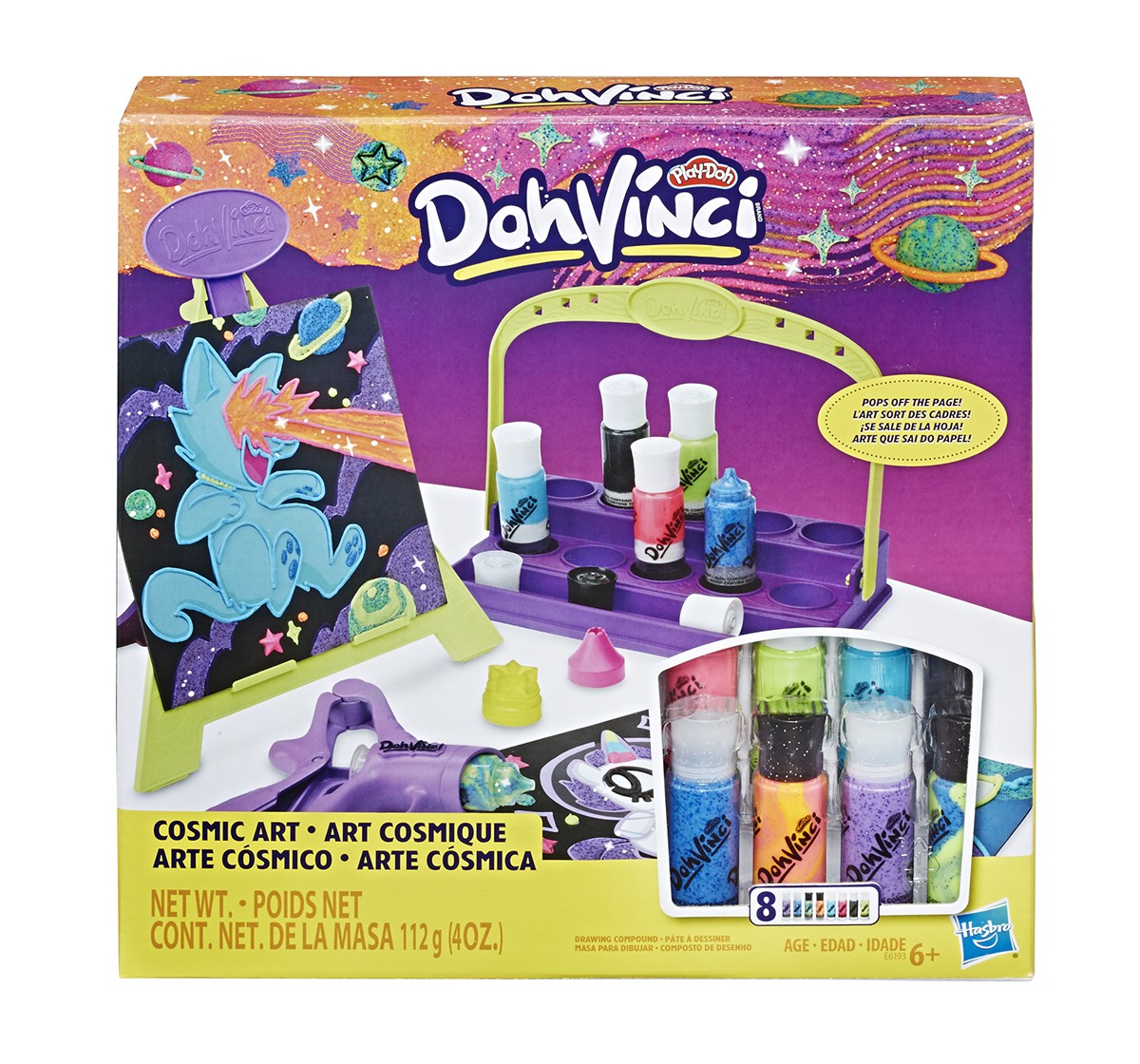 Play-Doh Dohvinci Cosmic Art Set Clay & Dough for Kids age 6Y+ 