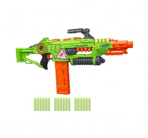 Nerf Zombie Strike Toy Blaster With Motorized Lights Sounds And 18 Official Darts for Kids age 8Y+ 