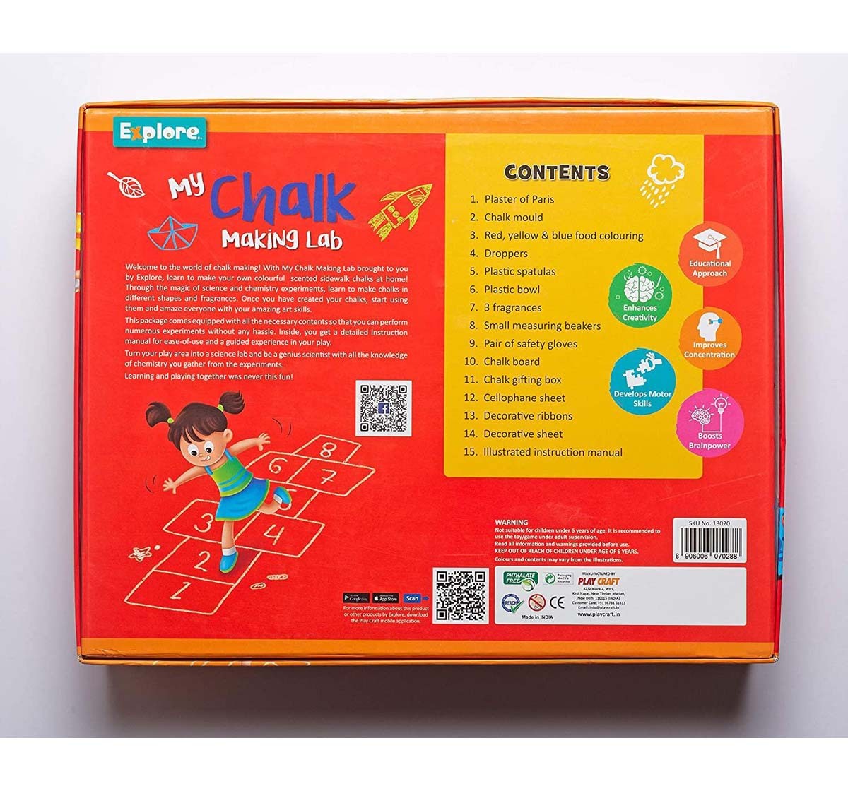 Explore - My Chalk Making Lab Science Kits for Kids Age 6Y+
