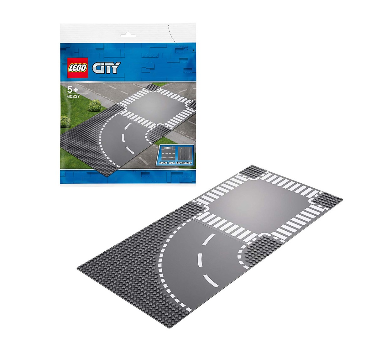 Lego City Curve And Crossroad Building Blocks  for Kids age 5Y+ 