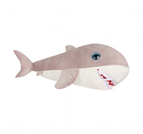 Fuzzbuzz Dolphin Plush - Grey - 100Cm Quirky Soft Toys for Kids age 12M+ - 33 Cm (Grey)