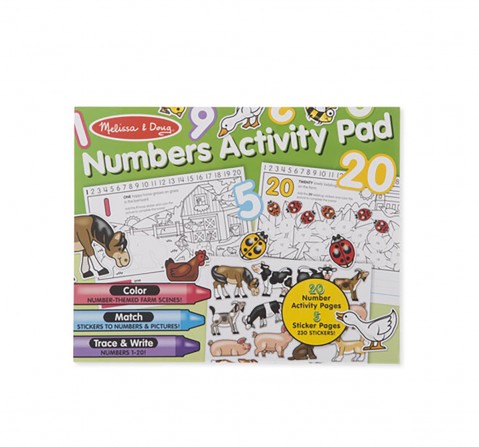 Melissa & Doug  Numbers Activity Pad DIY Art & Craft Kits for Kids age 3Y+ 