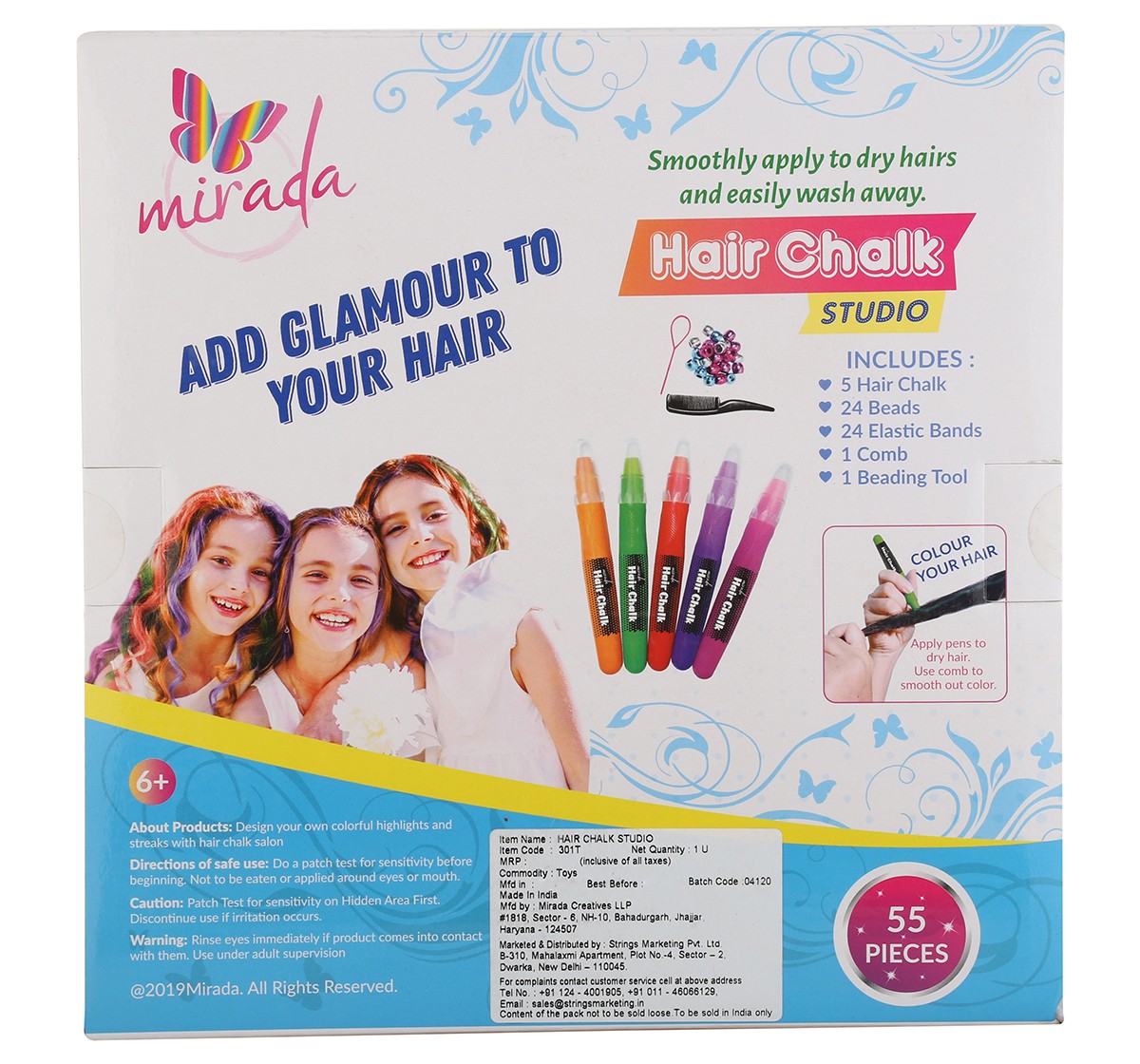 Mirada Hair chalk studio Multicolor 6Y+