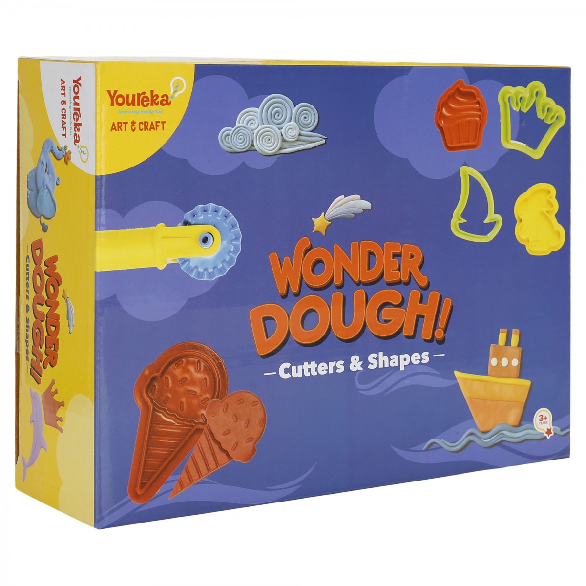 Eureka Wonder Dough Cutter An Shapes Multicolour 3Y+