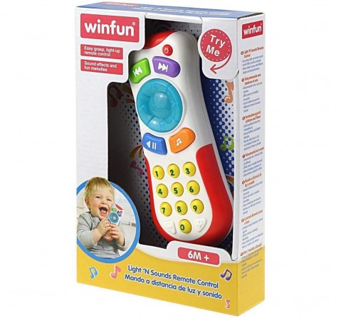 Winfun -Light N Sounds Remote Learning Toys for Kids age 6M+ 