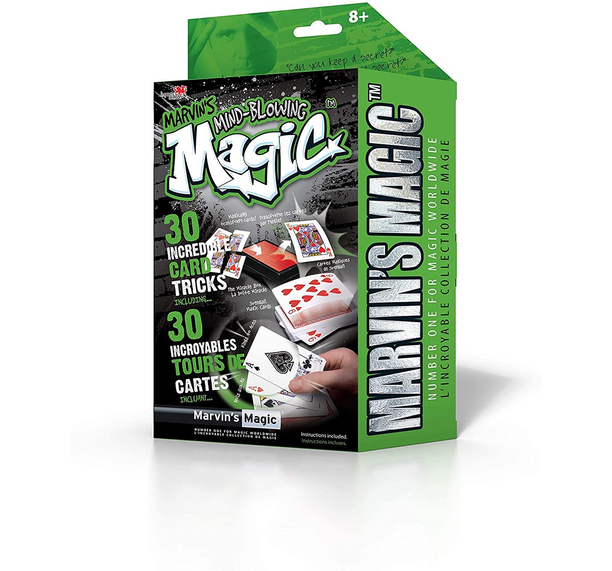 Marvin'S Magic Mind Blowing 30 Incred Card Tricks Impulse Toys for Kids age 8Y+ 