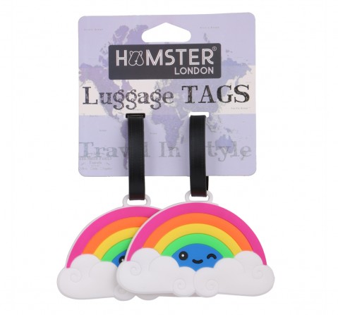 Hamster London Rainbow Luggage Tag Multicolour 12Y+