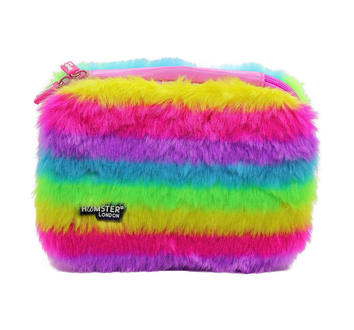 Hamster London Multi-Coloured Fur Stationery Hardcase for age 3Y+