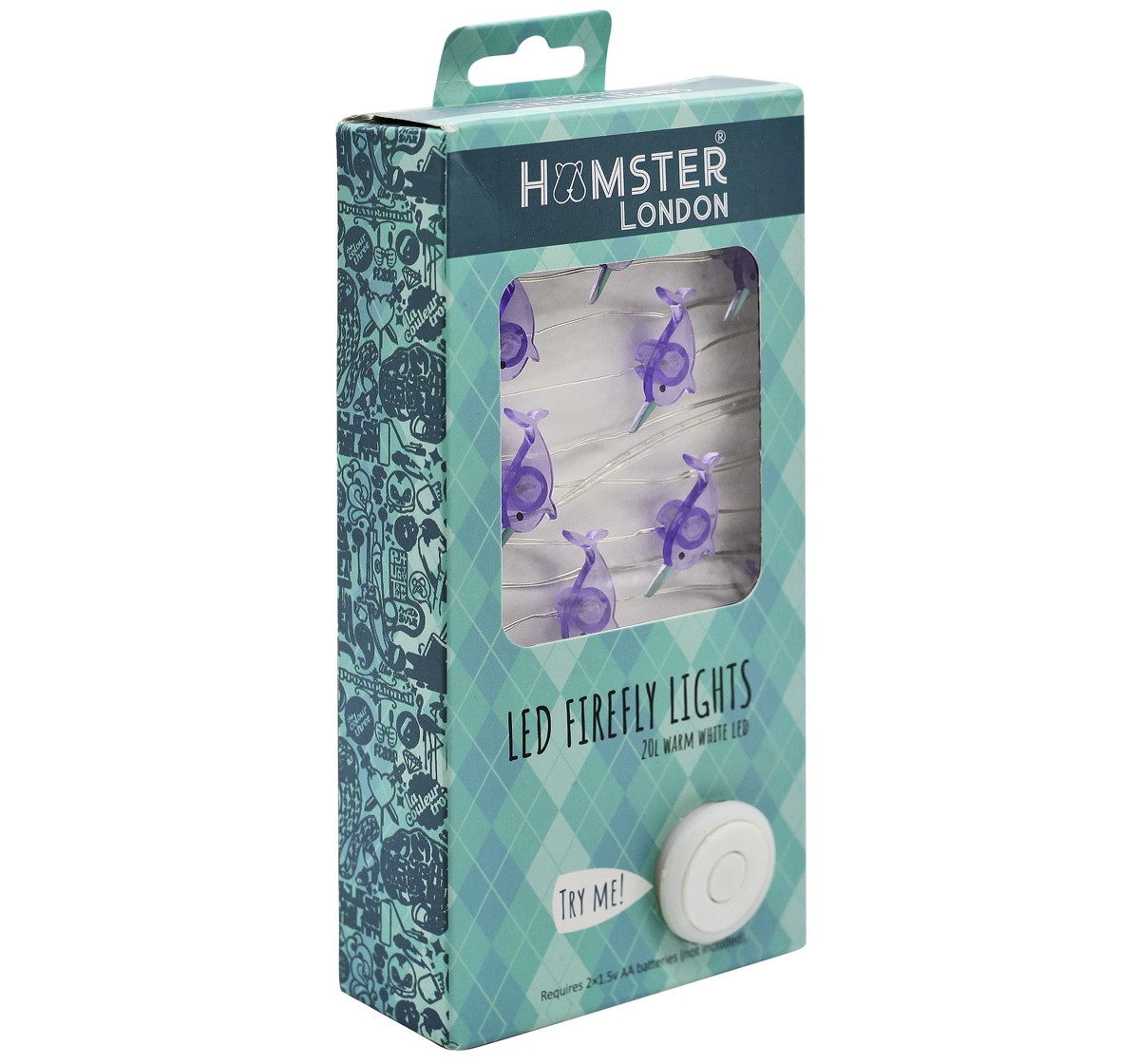 Hamster London String Light Floral Purple 5Y+