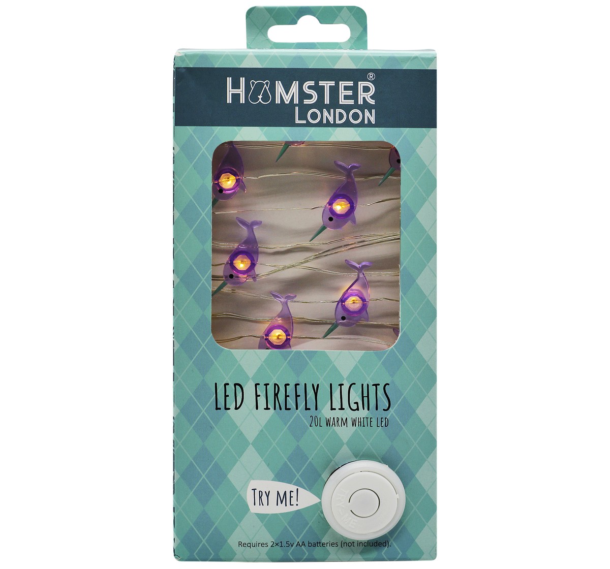 Hamster London String Light Floral Purple 5Y+