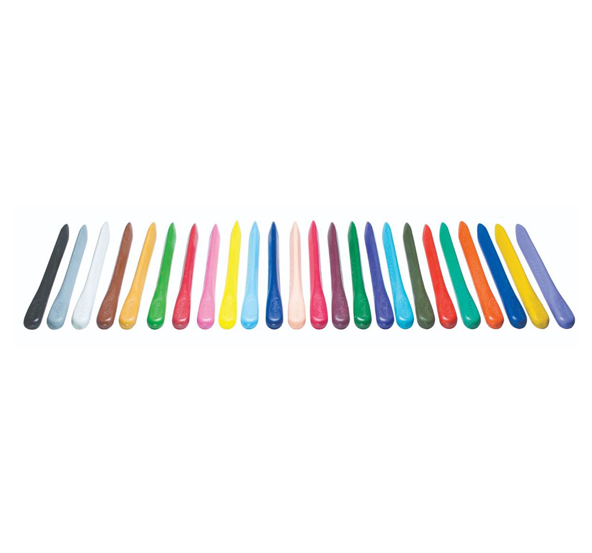 Maped Plastic Crayon - 24 Shades, 7Y+ (Multicolour)