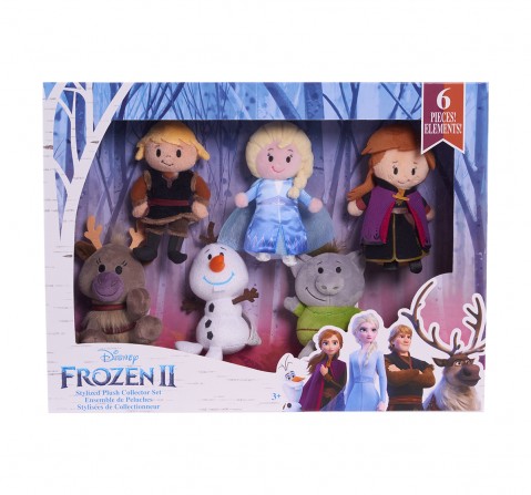 Disney Frozen2 Stylized Plush Collector Set Character Soft Toys for age 3Y+ - 34.29 Cm 