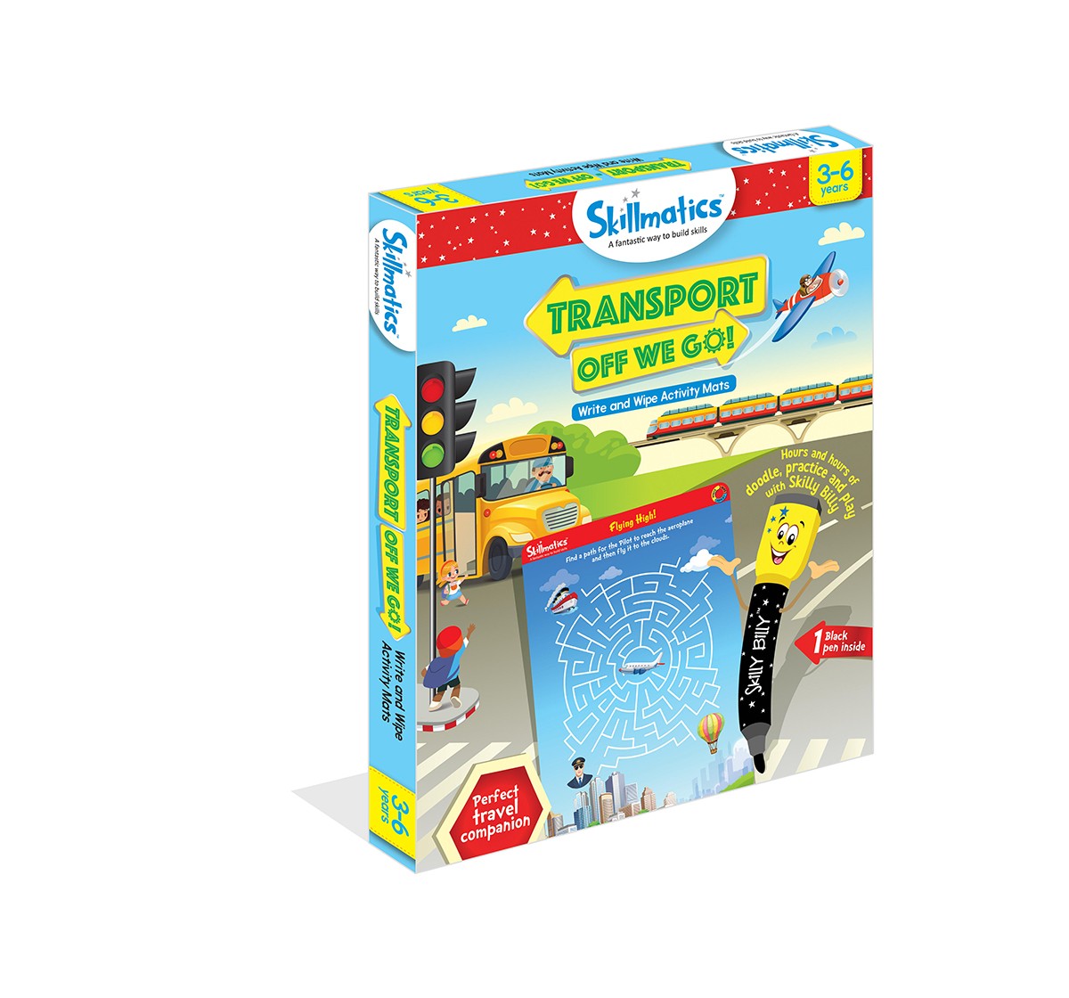  Skillmatics Transport Off We Go Games for Kids age 3Y+ 