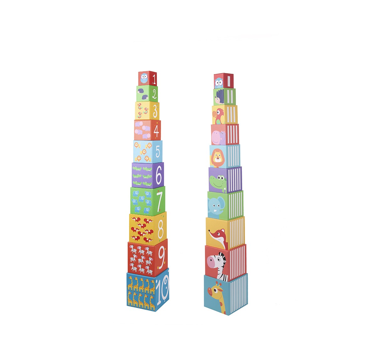 Shooting Star Cardboard Stacking Cubes for Kids age 3Y+ 
