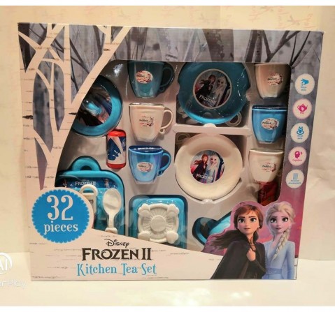 I Toys Disney Frozen 2 Tea Party Set for Kids Kitchen Sets & Appliances for Kids Age 3Y+