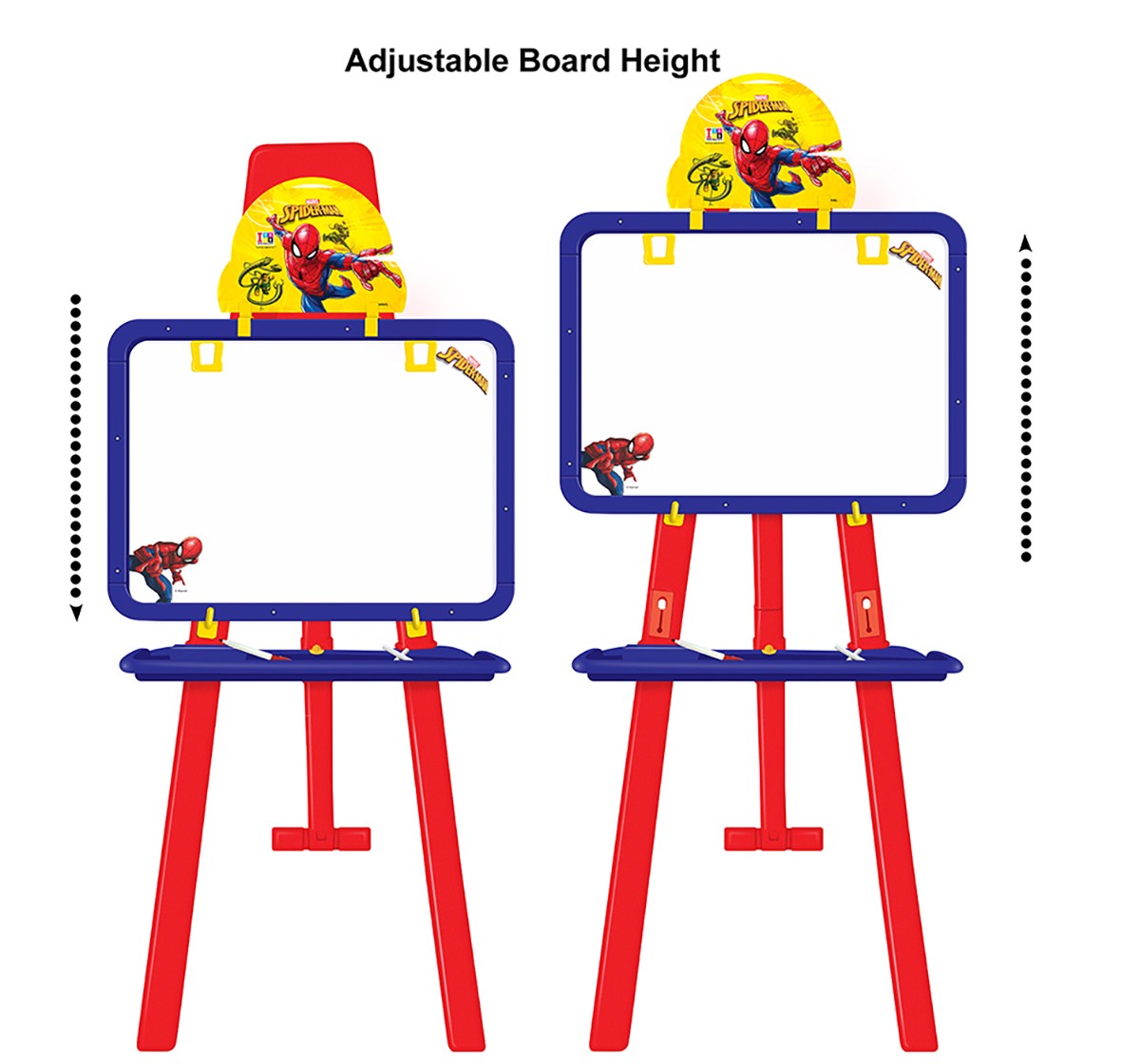 Marvel Spiderman 8 In 1 Easel Board Activity Set for Kids age 5Y+ 