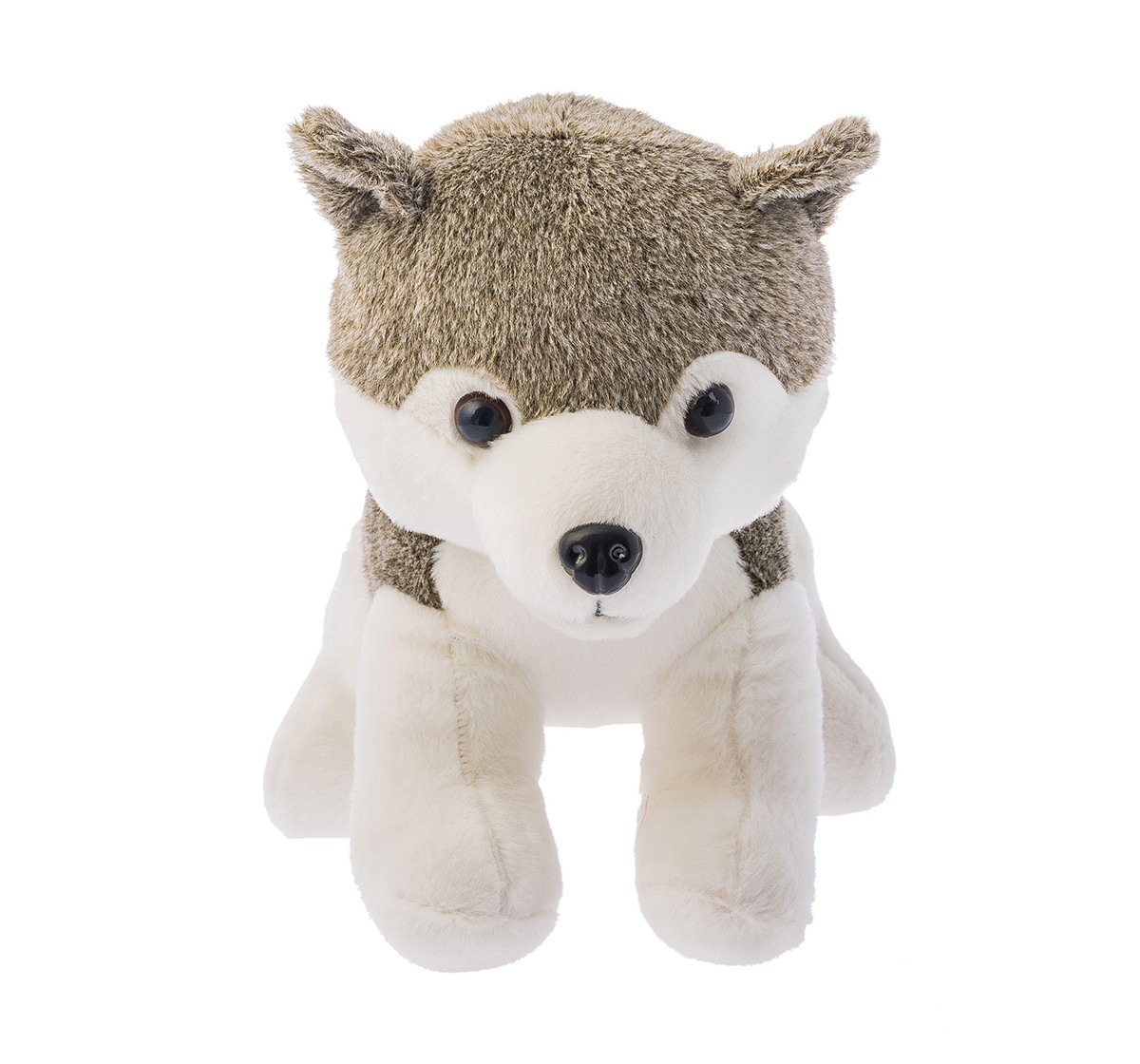 Dimpy Toys Jasco Husky Dog, 30 Cm  Animals & Birds for Kids age 3Y+ - 30 Cm (Grey)