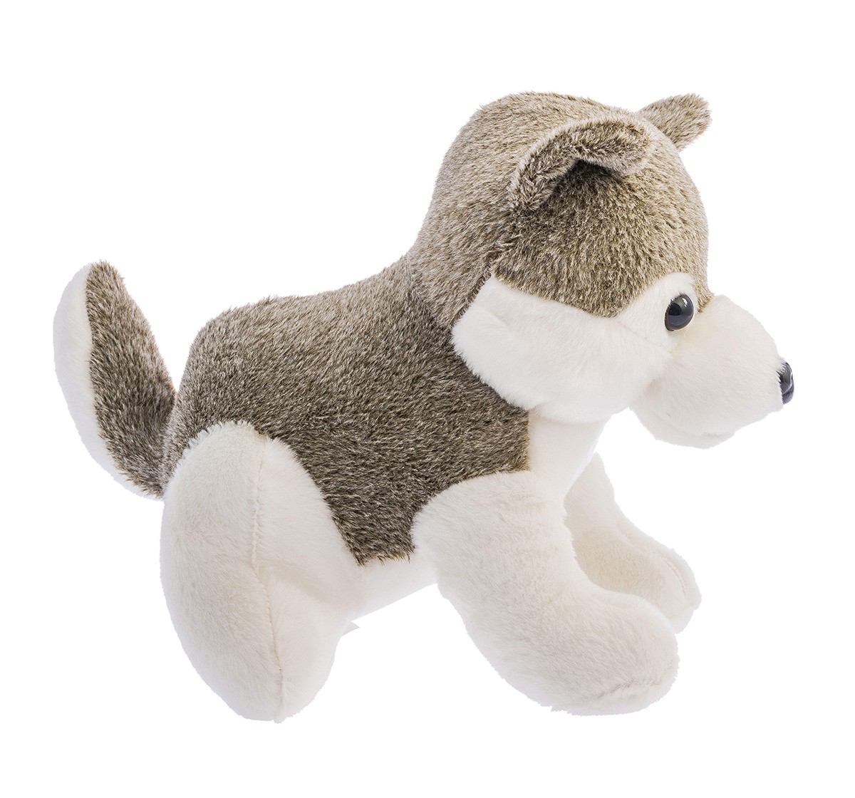 Dimpy Toys Jasco Husky Dog, 30 Cm  Animals & Birds for Kids age 3Y+ - 30 Cm (Grey)