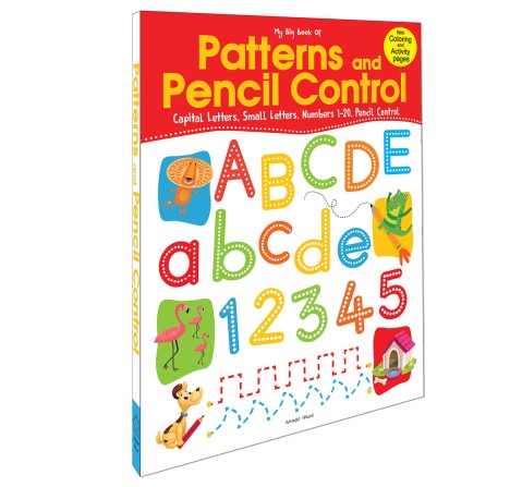 My Big Book Of Patterns And Pencil Control, 192 Pages Book By Wonder House Books, Paperback