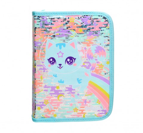  Smiggle Far Away Stationery Kit - Cat Print Bags for Kids age 3Y+ (Lilac)